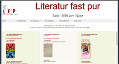Desktop Screenshot of literatur-fast-pur.de